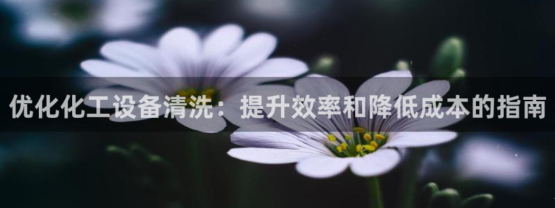 天辰娱乐平台是黑网吗知乎：优化化工设备清洗：提升效