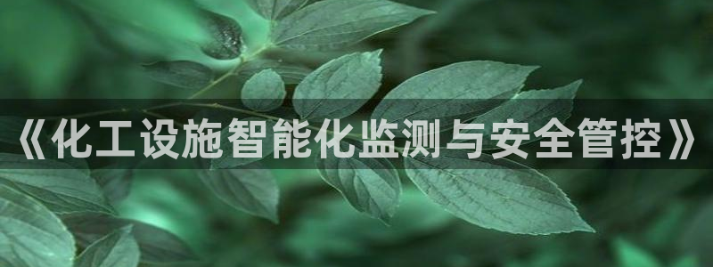 天辰网建设网：《化工设施智能化监测与安全管控》
